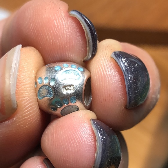 Paws sterling charm bead - Picture 3 of 3